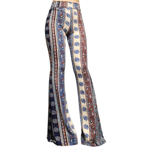BOHO Flare Comfy Pants L - Picture 1 of 7